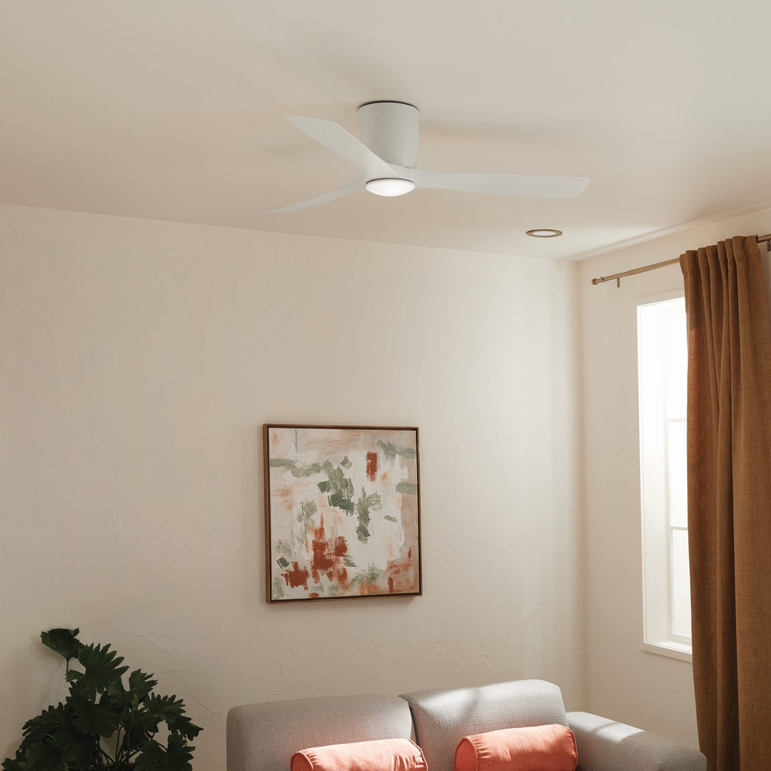 Kichler Canada - 300154MWH - 54"Ceiling Fan - Volos - Matte White