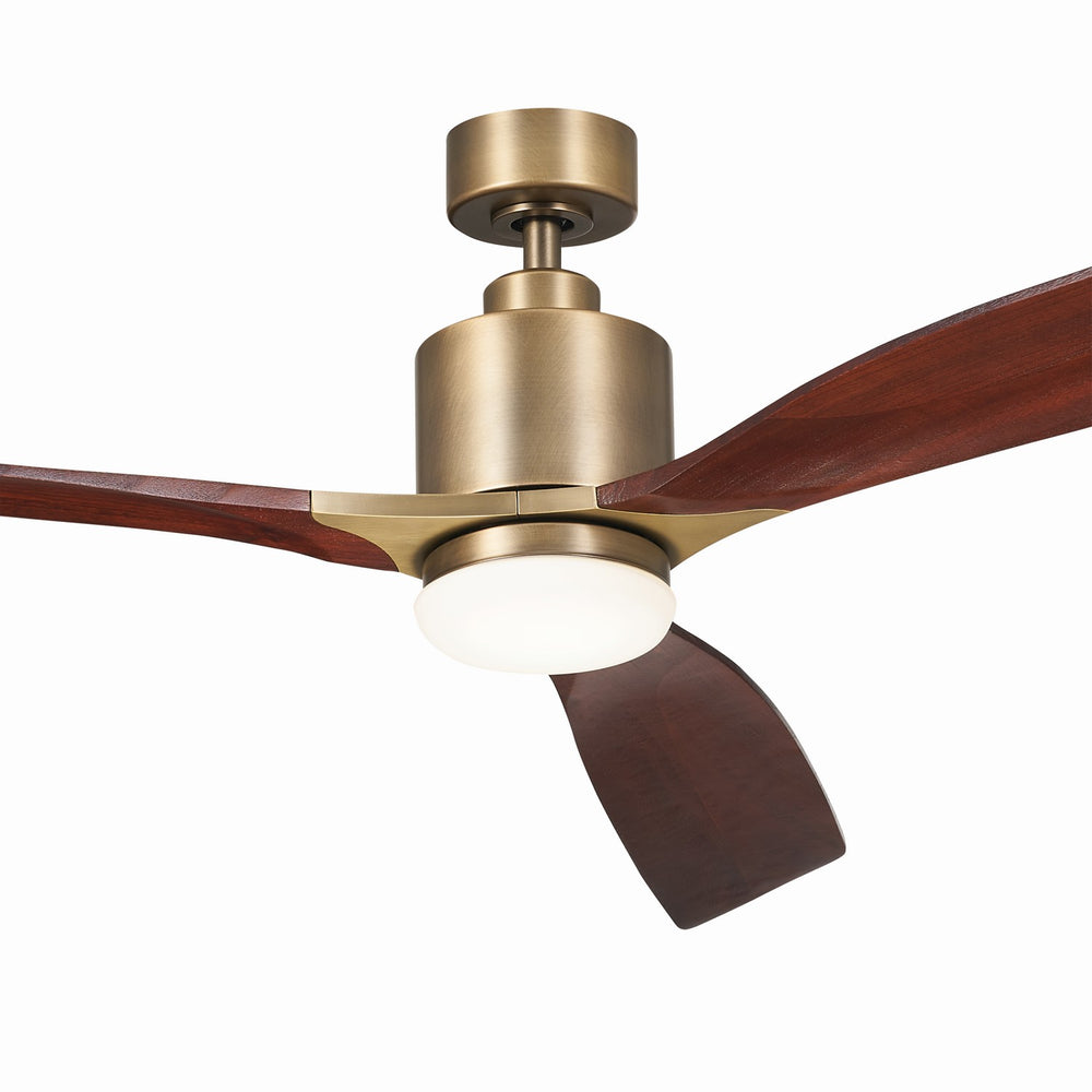 Kichler Canada - 300075NBR - 60"Ceiling Fan - Ridley II - Brushed Natural Brass