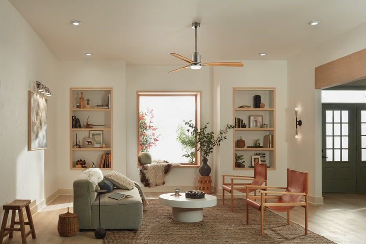 Kichler Canada - 300075BSS - 60"Ceiling Fan - Ridley II - Brushed Stainless Steel