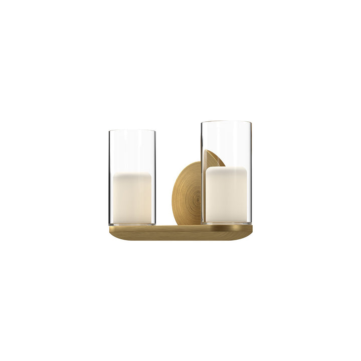 Kuzco Canada - VL53511-BG/CL - LED Vanity - Birch - Brushed Gold/Clear