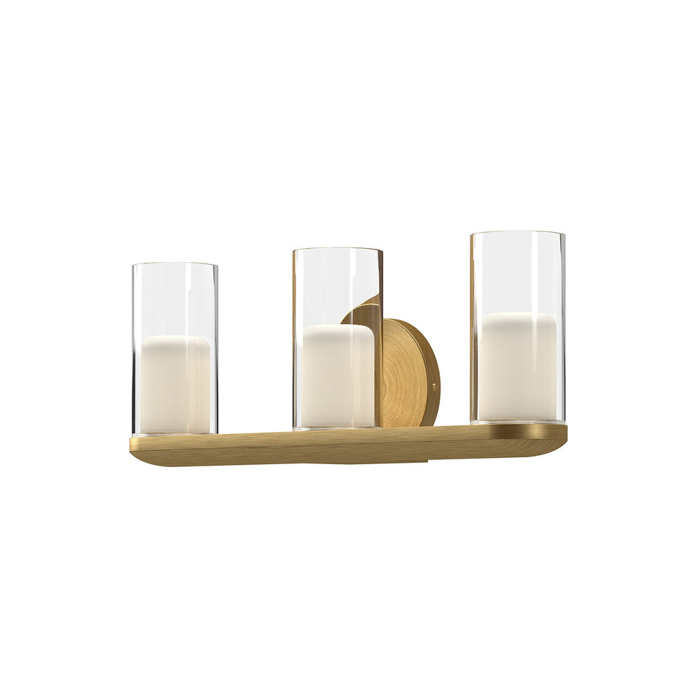 Kuzco Canada - VL53519-BG/CL - LED Vanity - Birch - Brushed Gold/Clear
