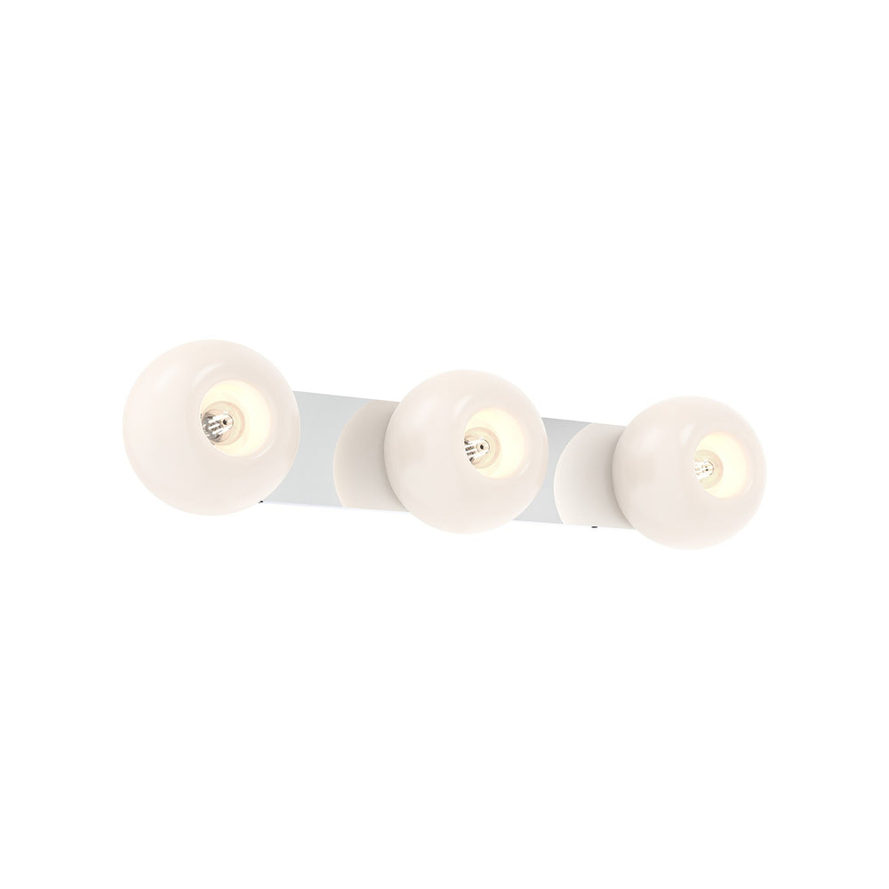 Kuzco Canada - VL57532-CH/OP - Three Light Vanity - Samar - Chrome/Opal Glass