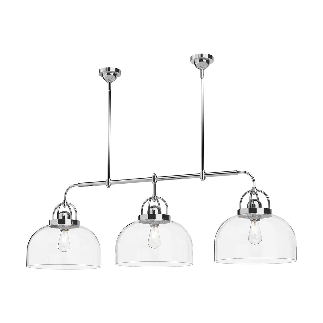 Alora Canada - LP461155CH - Three Light Linear Pendant - Lancaster - Chrome