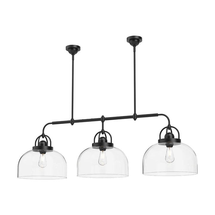 Alora Canada - LP461155MB - Three Light Linear Pendant - Lancaster - Matte Black