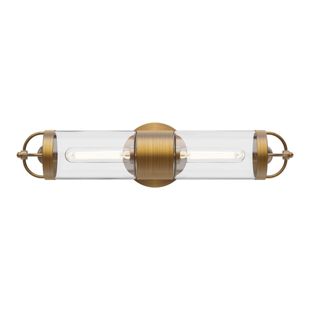 Alora Canada - WV461102AG - Two Light Wall Sconce - Lancaster - Aged Gold