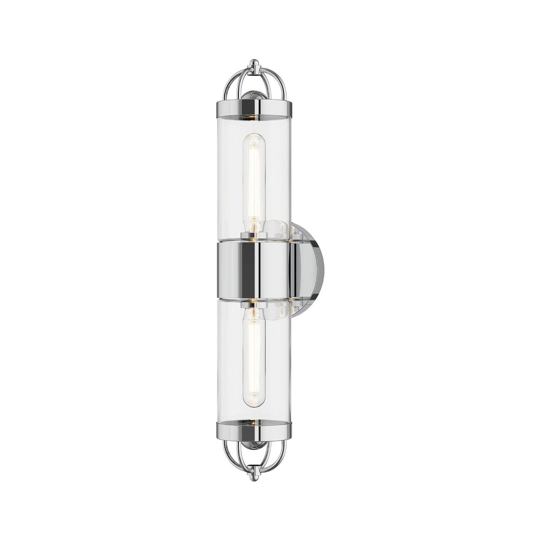 Alora Canada - WV461102CH - Two Light Wall Sconce - Lancaster - Chrome