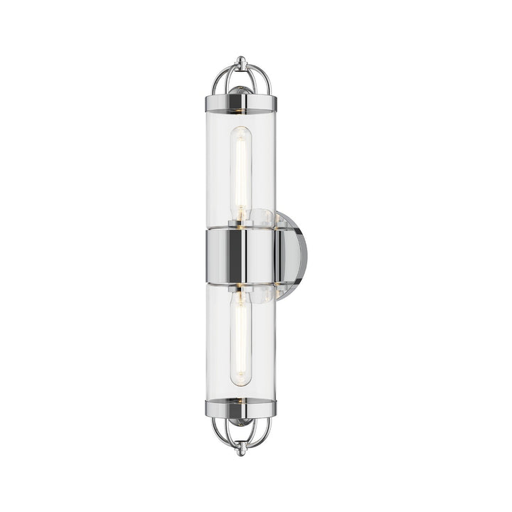 Alora Canada - WV461102CH - Two Light Wall Sconce - Lancaster - Chrome