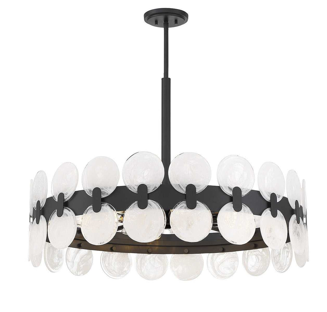 Savoy House - 1-3722-10-89 - Ten Light Chandelier - Boca - Matte Black