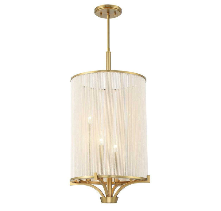 Wynwood Four Light Chandelier in Warm Brass Savoy House