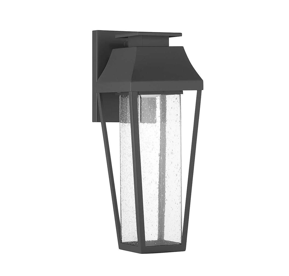 Brookline LED Outdoor Wall Lantern in Matte Black Savoy House