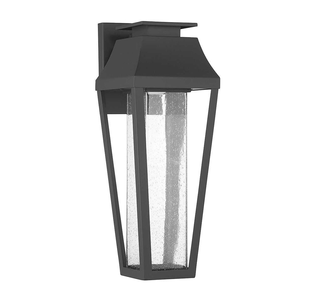 Brookline LED Outdoor Wall Lantern in Matte Black Savoy House