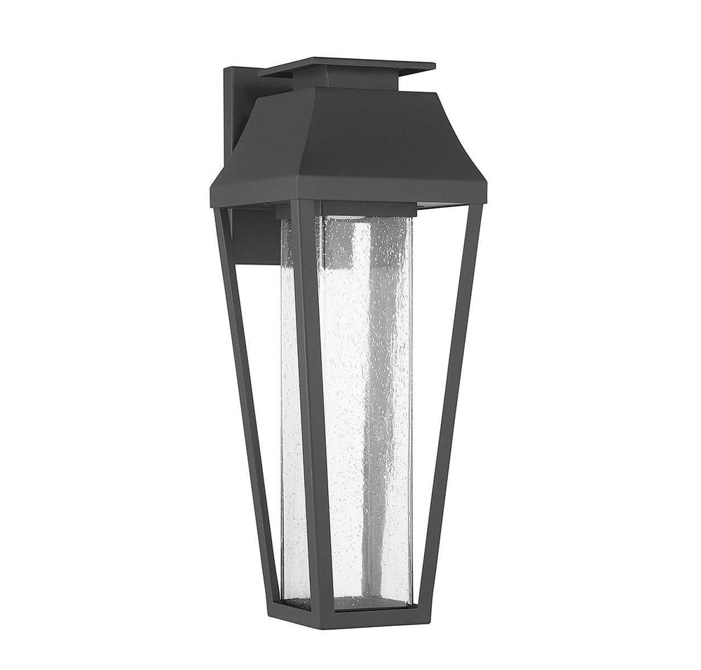 Brookline LED Outdoor Wall Lantern in Matte Black Savoy House