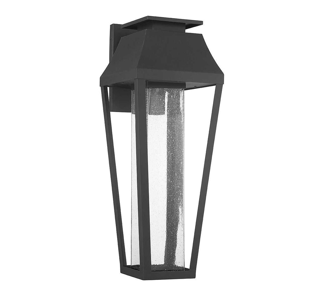 Brookline LED Outdoor Wall Lantern in Matte Black Savoy House