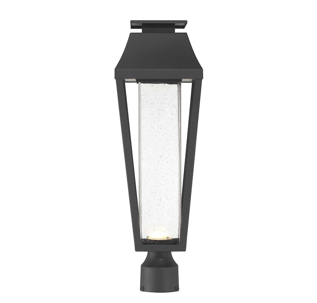 Brookline LED Outdoor Post Lantern in Matte Black Savoy House