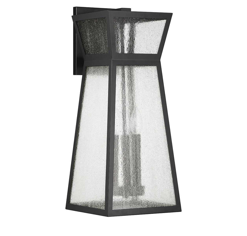 Millford Three Light Outdoor Wall Lantern in Matte Black Savoy House