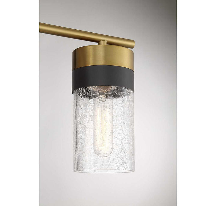 Brickell Three Light Bathroom Vanity in Warm Brass Savoy House