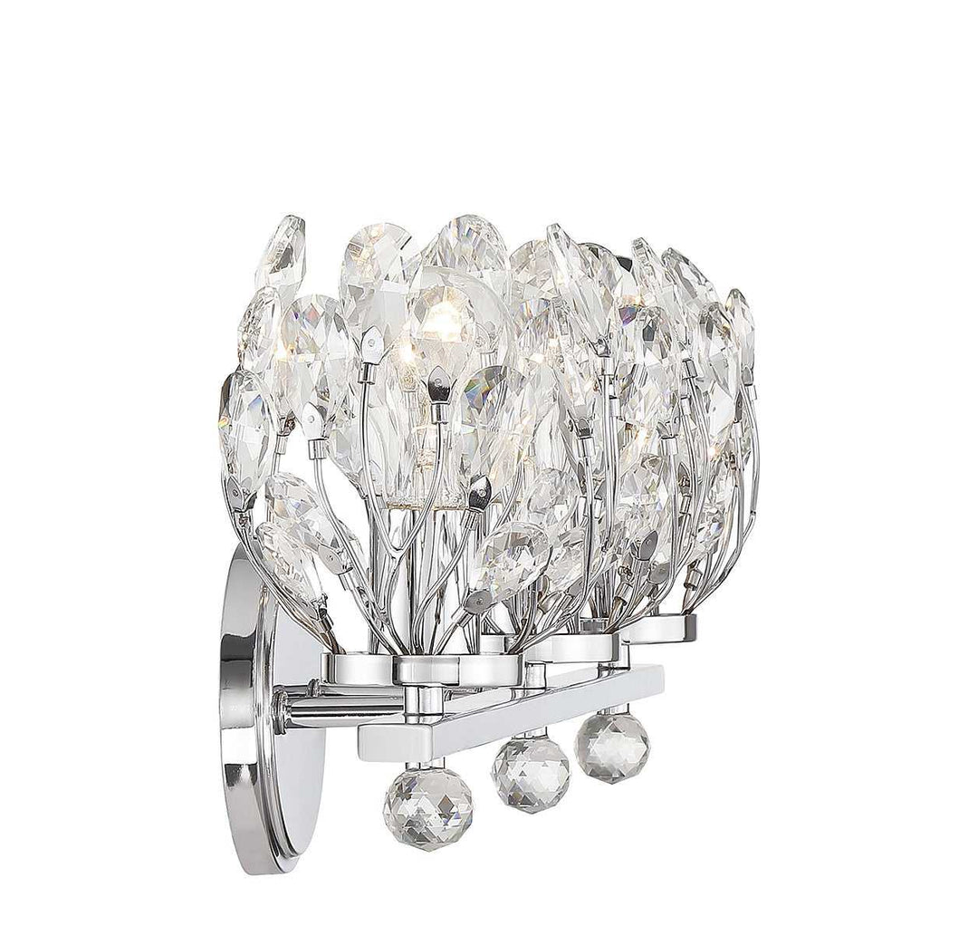 Moreno Three Light Bathroom Vanity in Chrome Savoy House