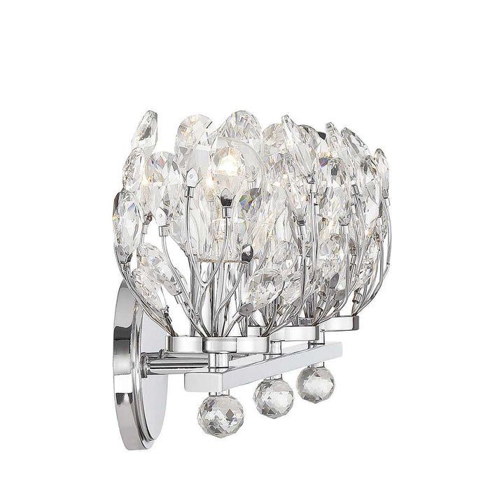 Moreno Three Light Bathroom Vanity in Chrome Savoy House