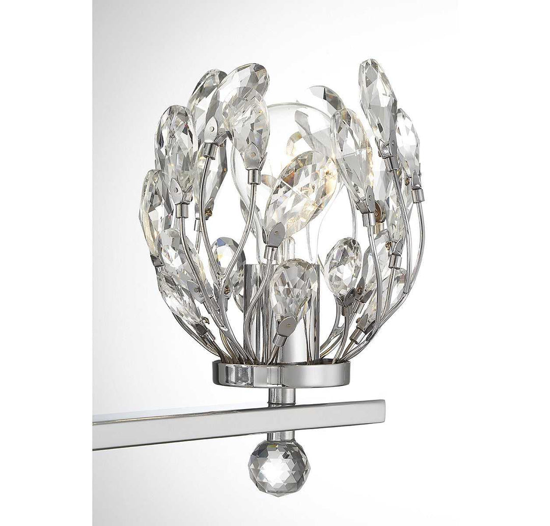 Moreno Three Light Bathroom Vanity in Chrome Savoy House