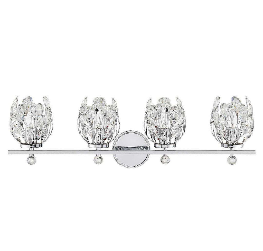 Moreno Four Light Bathroom Vanity in Chrome Savoy House