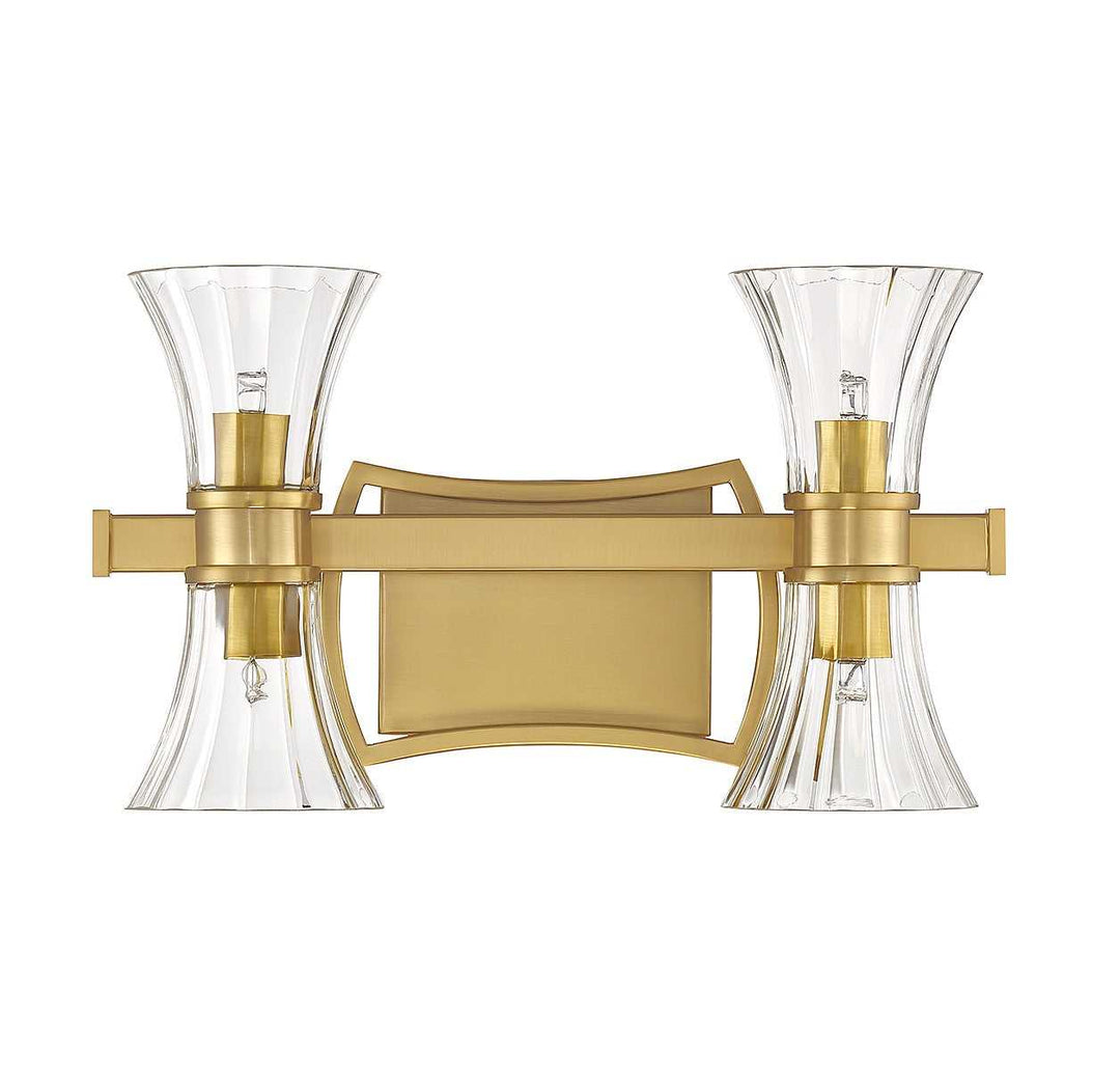 Bennington LED Bathroom Vanity in Warm Brass Savoy House