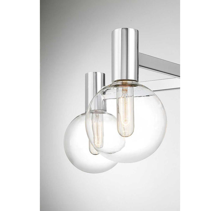 Wright Five Light Chandelier in Chrome Savoy House