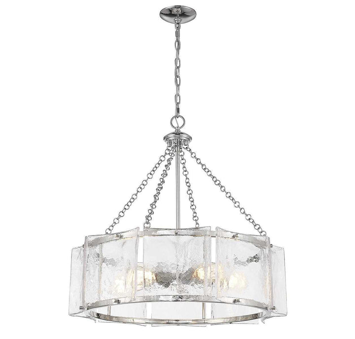 Savoy House - 1-8200-5-109 - Five Light Pendant - Genry - Polished Nickel
