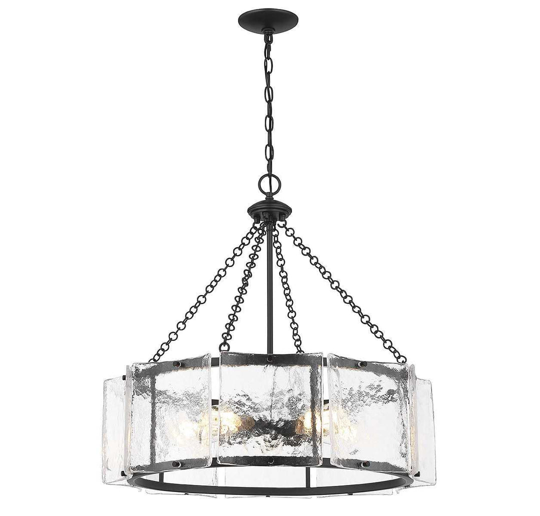 Savoy House - 1-8200-5-89 - Five Light Pendant - Genry - Matte Black