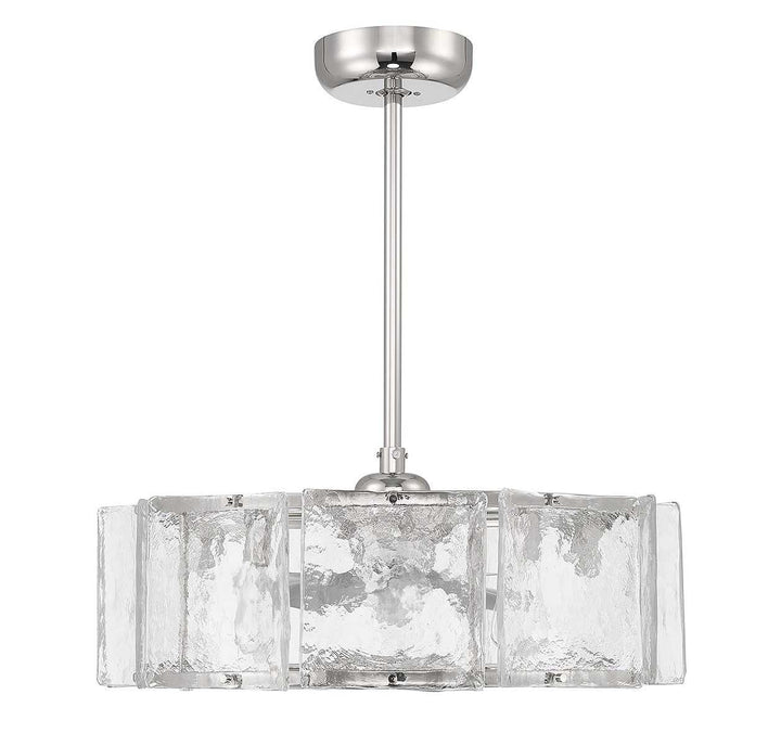 Genry LED Fan D'Lier in Polished Nickel Savoy House