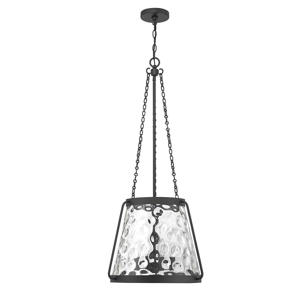 Crawford Four Light Pendant in Matte Black Savoy House