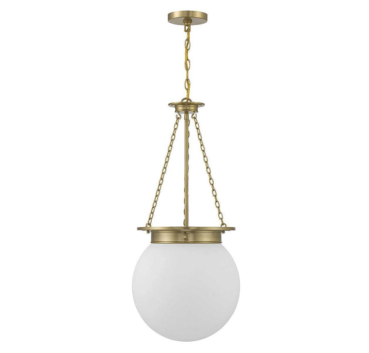 Savoy House - 7-3901-3-322 - Three Light Pendant - Manor - Warm Brass