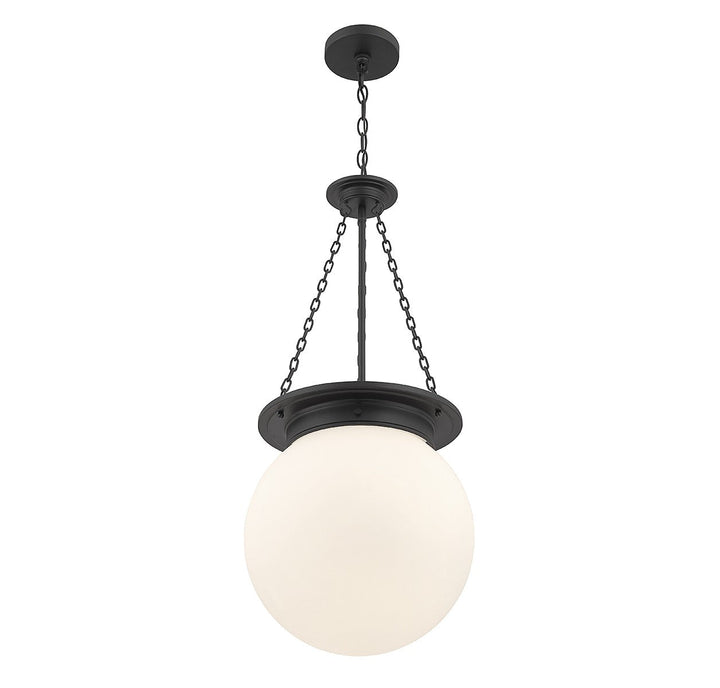 Savoy House - 7-3901-3-89 - Three Light Pendant - Manor - Matte Black