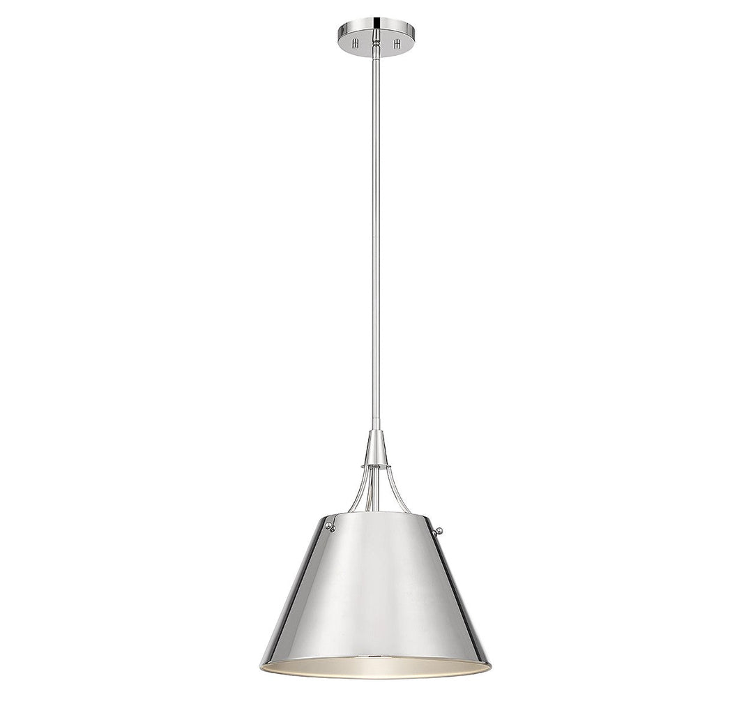 Savoy House - 7-4499-1-109 - One Light Pendant - Willis - Polished Nickel