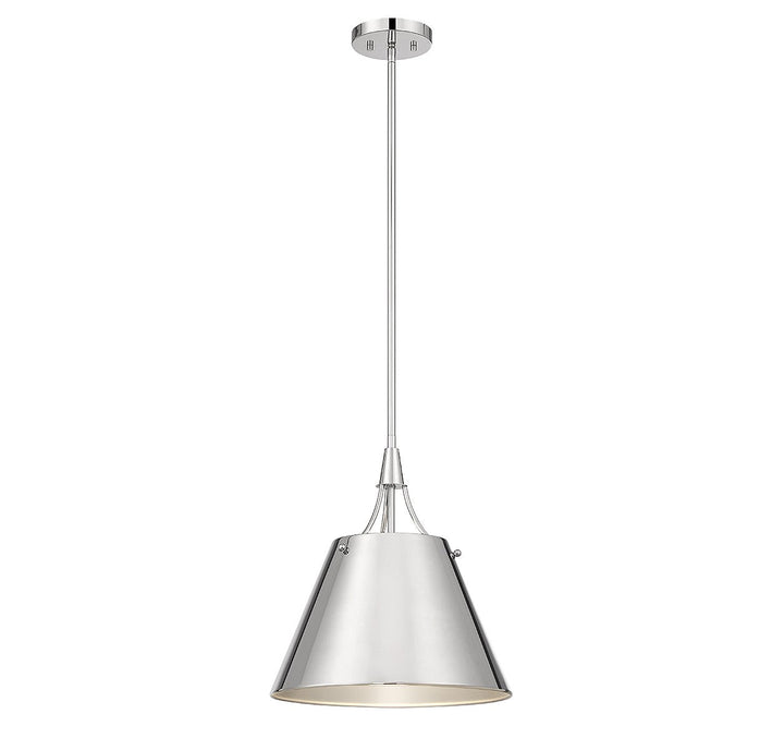 Savoy House - 7-4499-1-109 - One Light Pendant - Willis - Polished Nickel