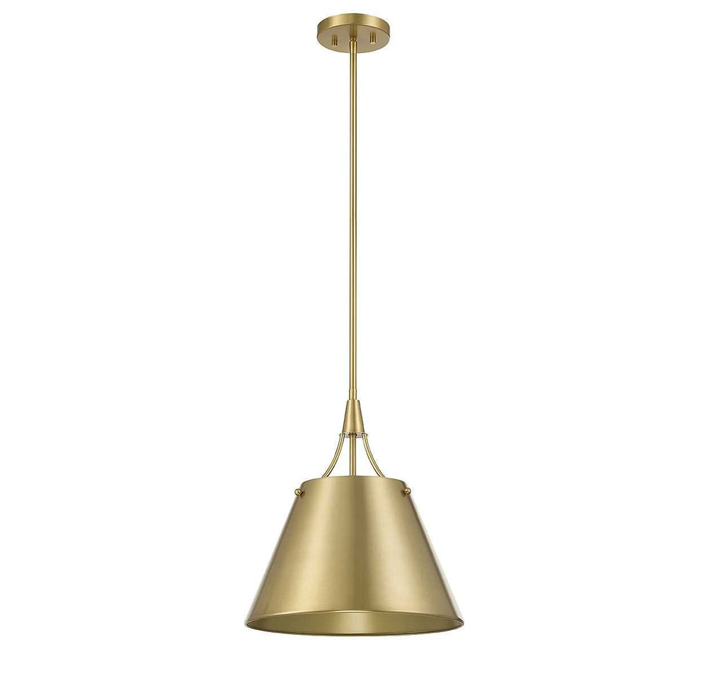 Savoy House - 7-4499-1-322 - One Light Pendant - Willis - Warm Brass
