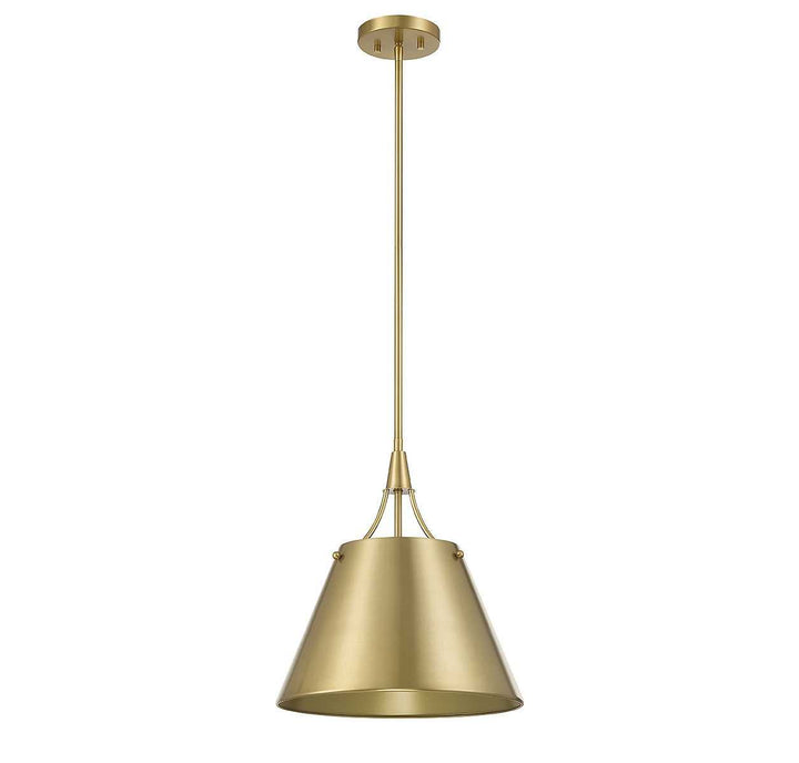 Savoy House - 7-4499-1-322 - One Light Pendant - Willis - Warm Brass