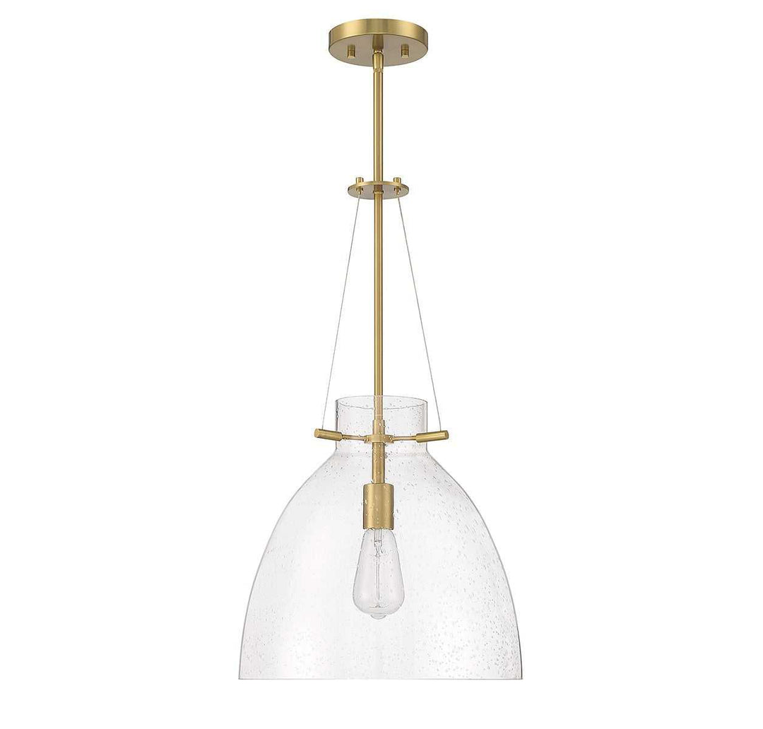 Savoy House - 7-7006-1-322 - One Light Pendant - Foster - Warm Brass