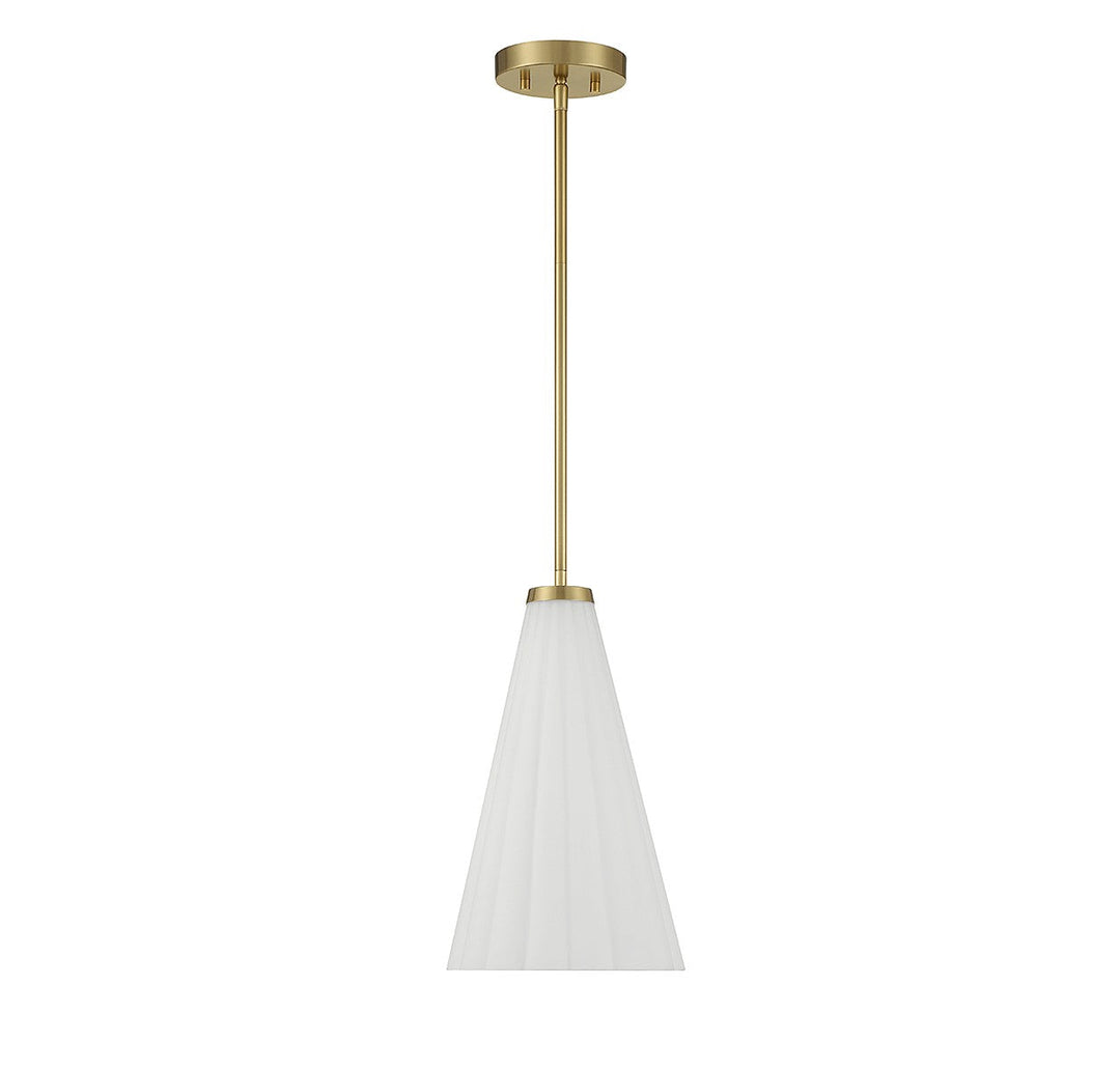 Savoy House - 7-8840-1-322 - One Light Pendant - Bristol - Warm Brass