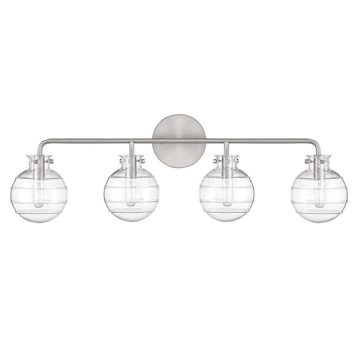 Savoy House - 8-4300-4-SN - Four Light Bathroom Vanity - Mason - Satin Nickel