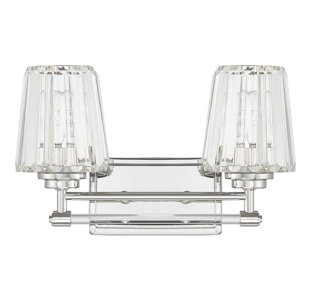 Savoy House - 8-6001-2-109 - Two Light Bathroom Vanity - Garnet - Polished Nickel