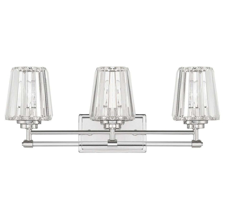 Garnet Three Light Bathroom Vanity in Polished Nickel Savoy House
