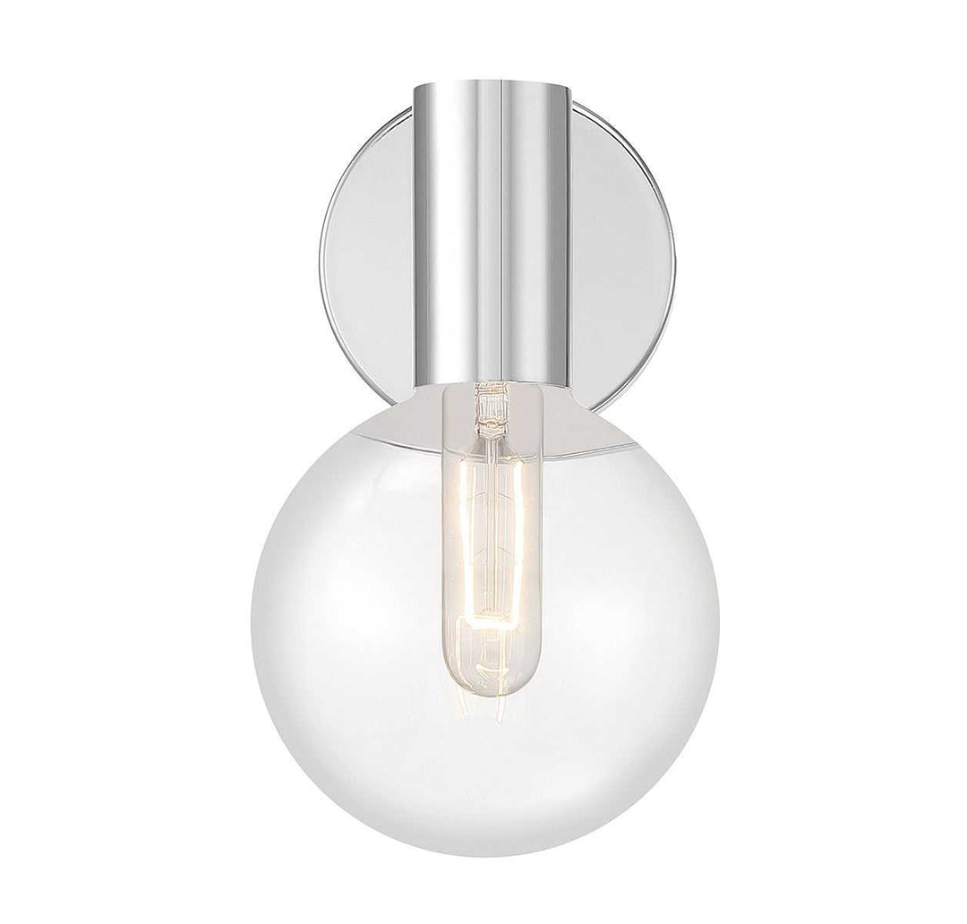 Wright One Light Wall Sconce in Chrome Savoy House