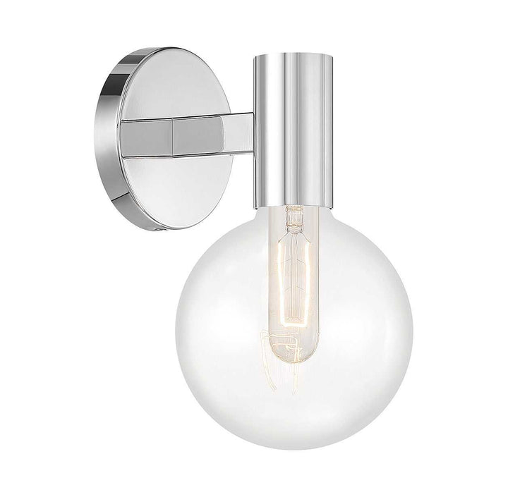 Wright One Light Wall Sconce in Chrome Savoy House