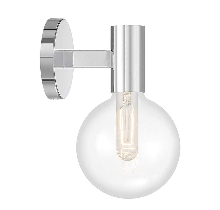 Wright One Light Wall Sconce in Chrome Savoy House