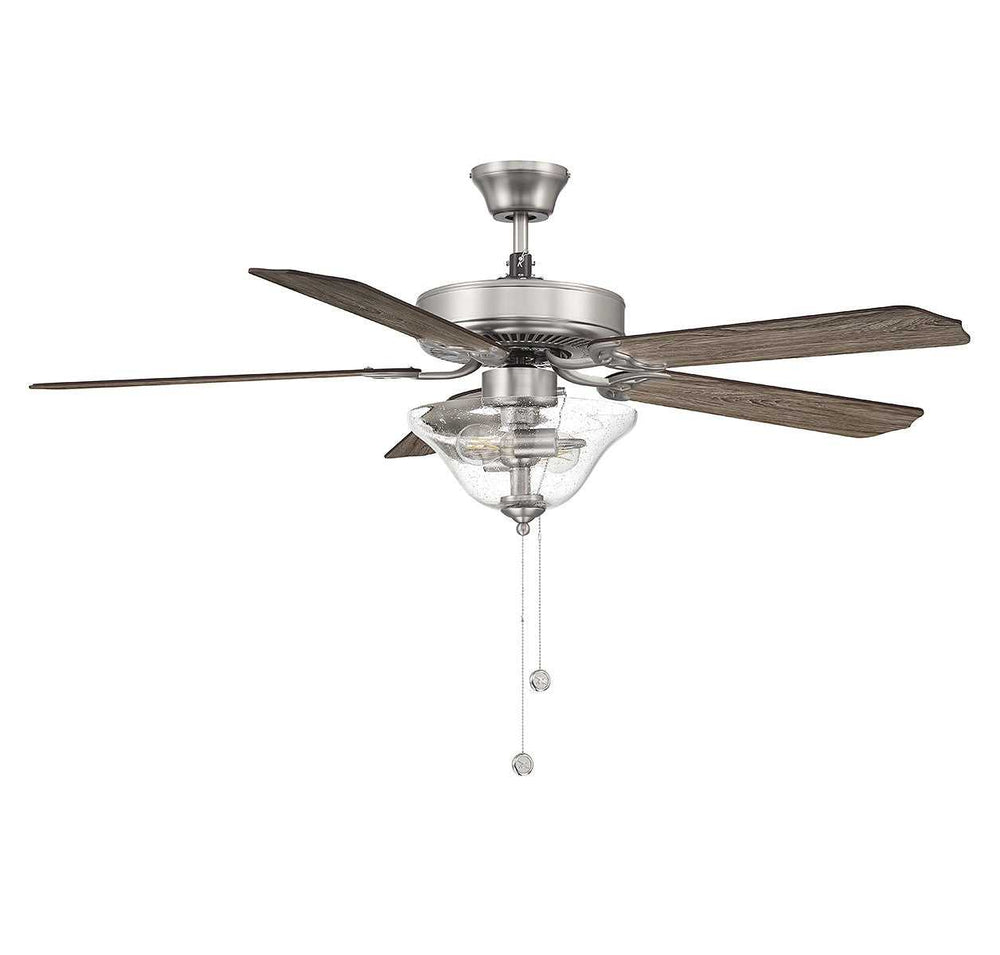 Meridian - M2019BNRV - 52" Ceiling Fan - Brushed Nickel