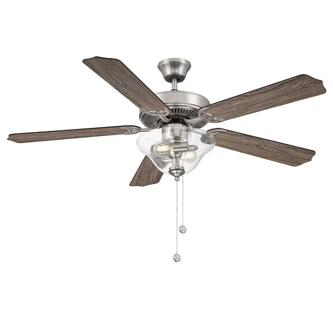 Meridian - M2019BNRV - 52" Ceiling Fan - Brushed Nickel