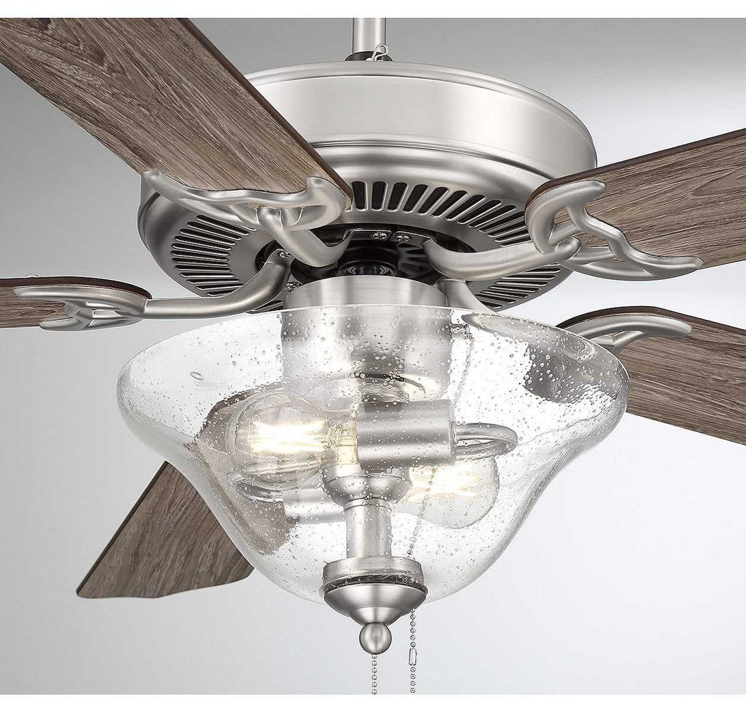 Meridian - M2019BNRV - 52" Ceiling Fan - Brushed Nickel
