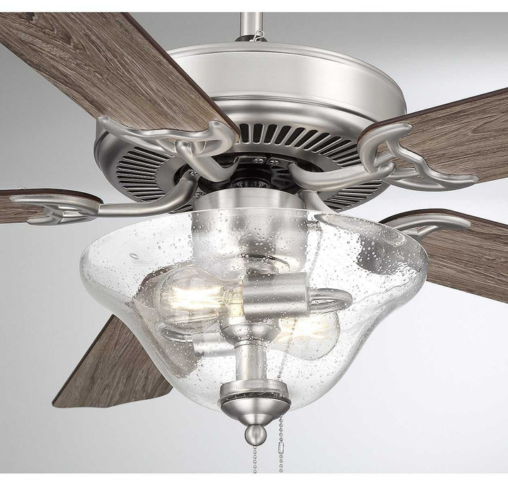 Meridian - M2019BNRV - 52" Ceiling Fan - Brushed Nickel
