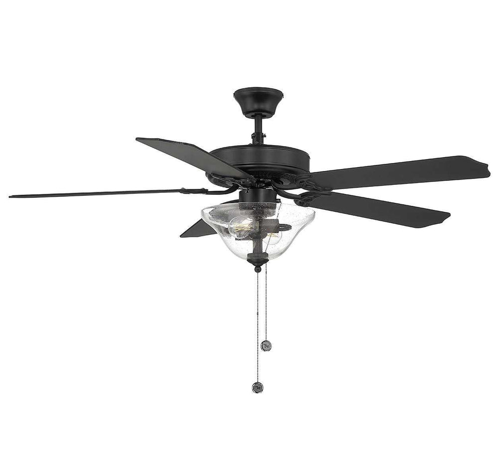Meridian - M2019MBKRV - 52" Ceiling Fan - Matte Black