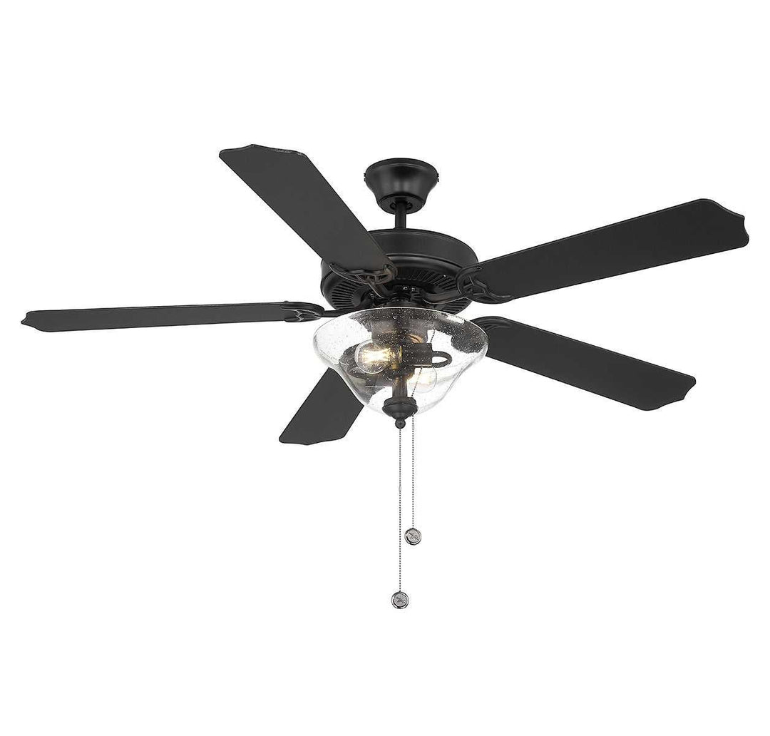 Meridian - M2019MBKRV - 52" Ceiling Fan - Matte Black